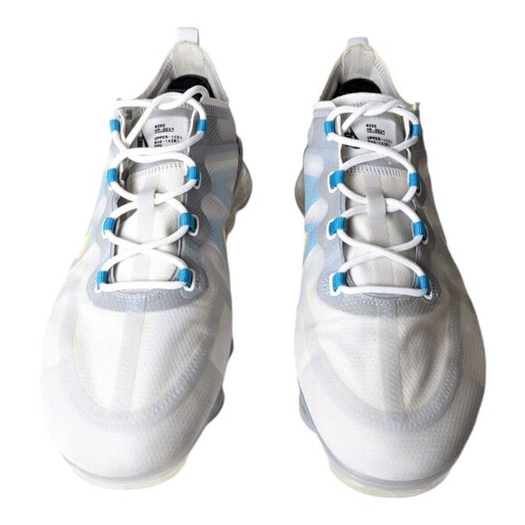 NIKE Air VaporMax 2019 "White University Gold Wolf Grey" Running Shoes Size 13 - Picture 4 of 9